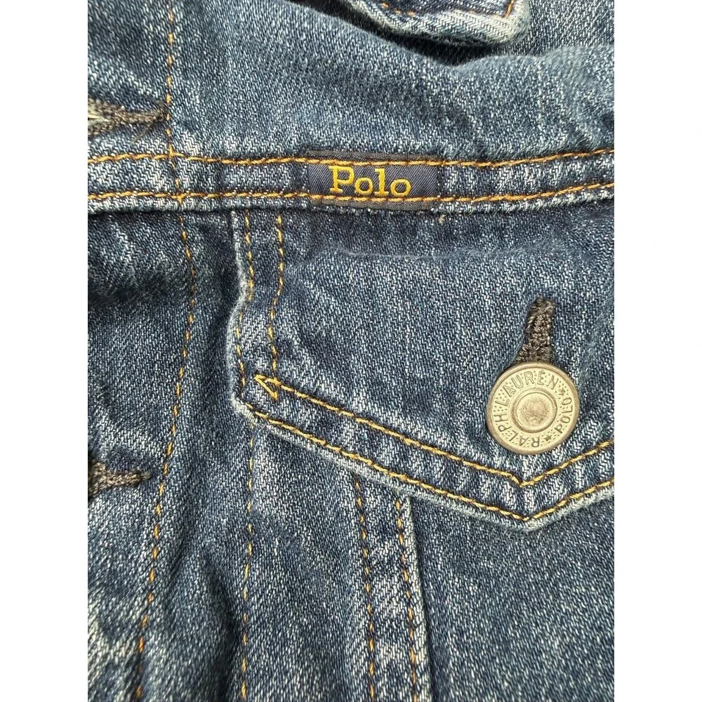 Polo Ralph Lauren denim trucker jacket Unisex Kids M (10-12)